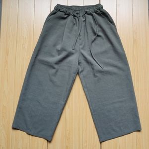 Elastic High Waist Wide Leg Summer Dress Pants